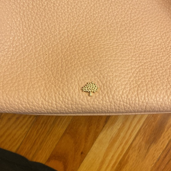 Mulberry Large Eliza Hobo Bag in Blush Pink with Crossbody Strap - Picture 3 of 16